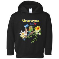 Nicaragua En Mi Corazon Patriotic Signs Toddler Hoodie