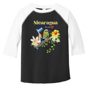 Nicaragua En Mi Corazon Patriotic Signs Toddler Fine Jersey T-Shirt