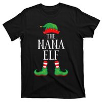 Nana Elf Matching Group Xmas Funny Family Christmas T-Shirt