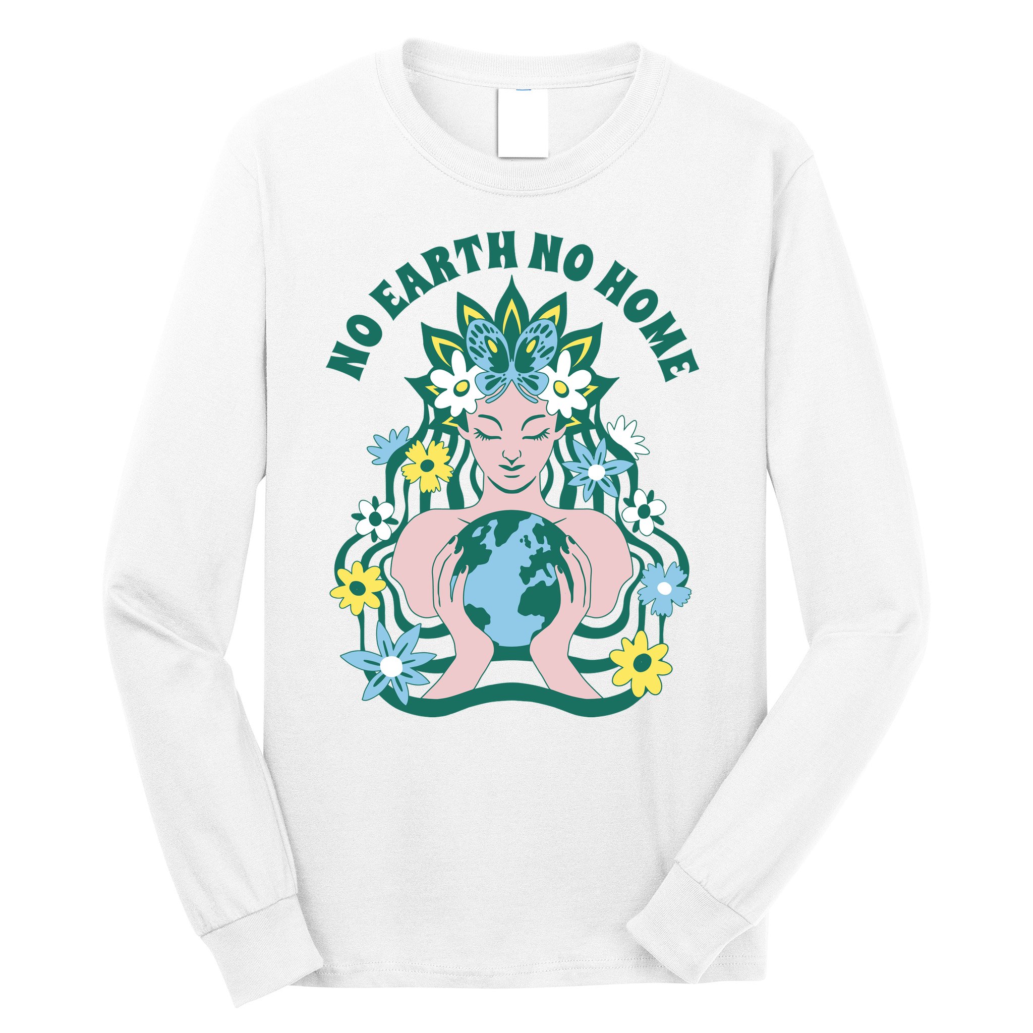 No Earth No Home Female Nature Long Sleeve Shirt