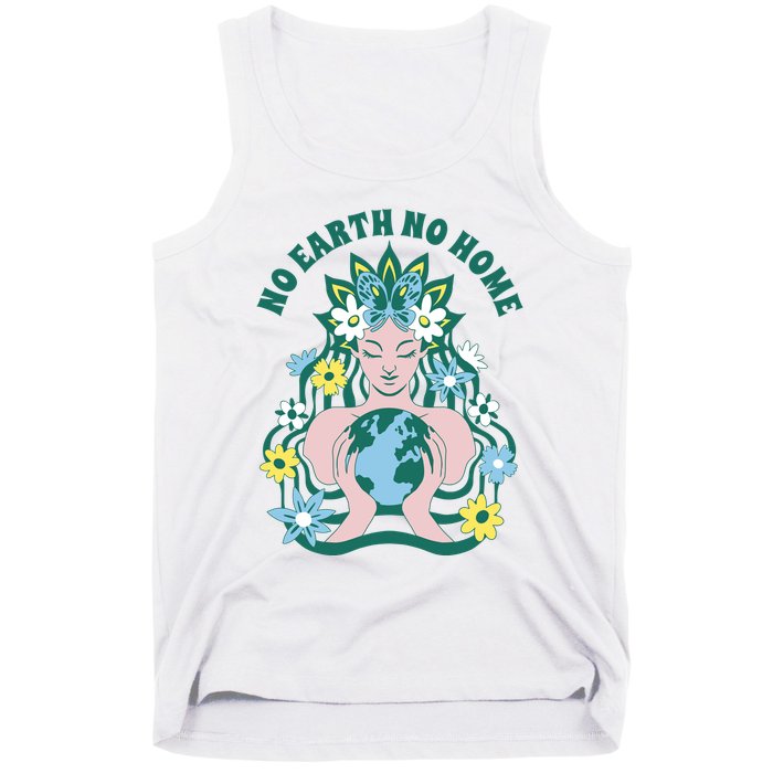 No Earth No Home Female Nature Tank Top
