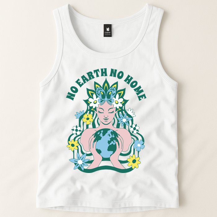No Earth No Home Female Nature Tank Top