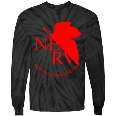 Neon Evangelion Tie-Dye Long Sleeve Shirt