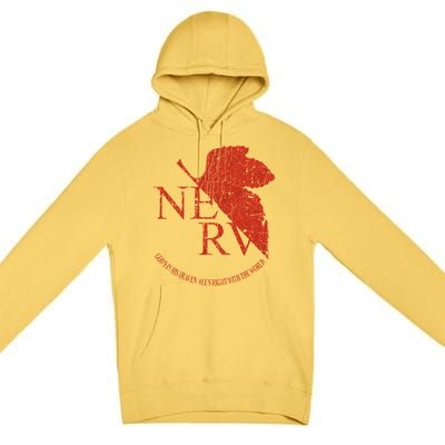 Nerv Evangelion Premium Pullover Hoodie