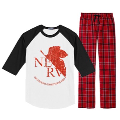 Nerv Evangelion Raglan Sleeve Pajama Set