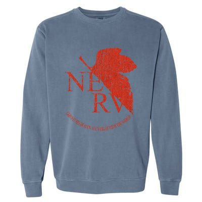 Nerv Evangelion Garment-Dyed Sweatshirt