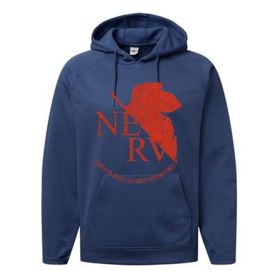 Nerv Evangelion Performance Fleece Hoodie