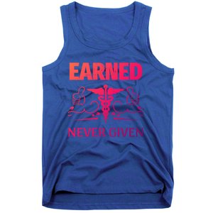 Nurse Earned Not Given Nursing School Gift Tank Top