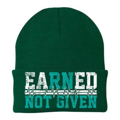 Nurse Earned Not Given Gift Knit Cap Winter Beanie