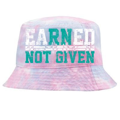 Nurse Earned Not Given Gift Tie-Dyed Bucket Hat