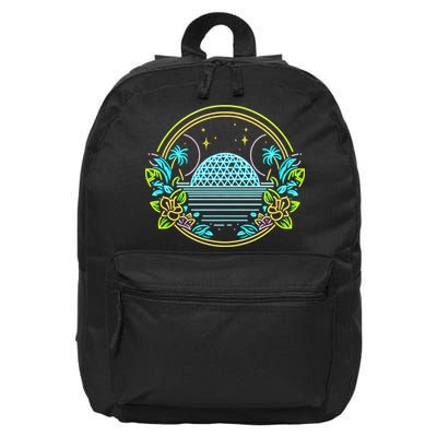Neon Epcot 16 in Basic Backpack