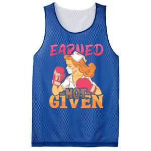 Nurses Earned Not Given Nursing Hospital Nurse Meaningful Gift Mesh Reversible Basketball Jersey Tank