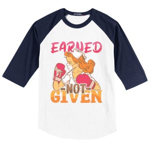 Nurses Earned Not Given Nursing Hospital Nurse Meaningful Gift Baseball Sleeve Shirt