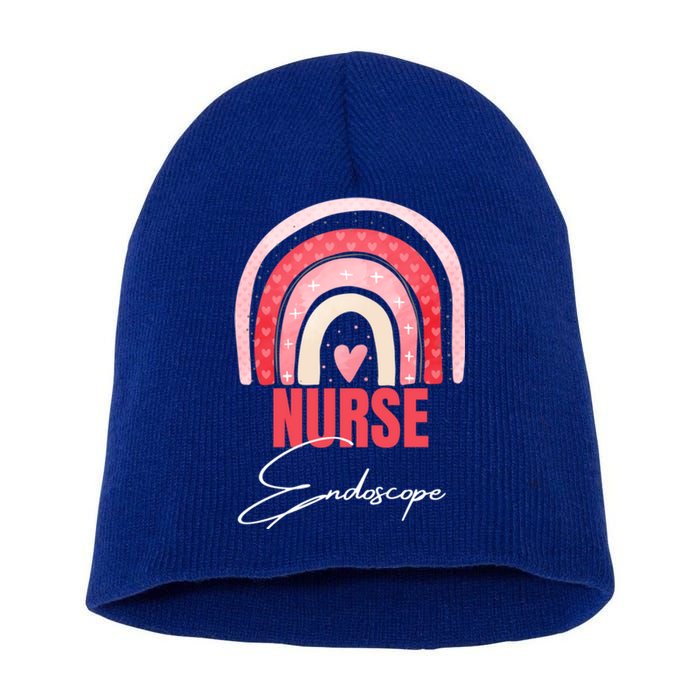 Nurse Endoscopy Nurse Endo Tech Colonoscopy Colon Anatomy Gift Short Acrylic Beanie