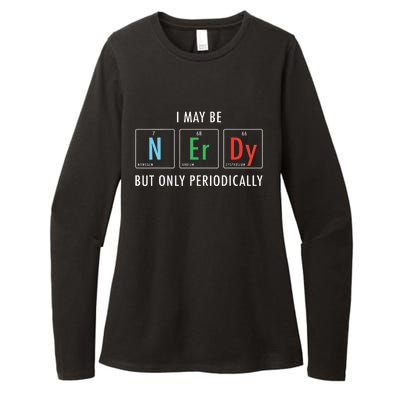 Nerdy Elements Nerd Science Atom Scientist Chemistry Chemist Womens CVC Long Sleeve Shirt