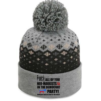 Neo Marxist Democrats The Baniff Cuffed Pom Beanie