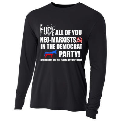 Neo Marxist Democrats Cooling Performance Long Sleeve Crew