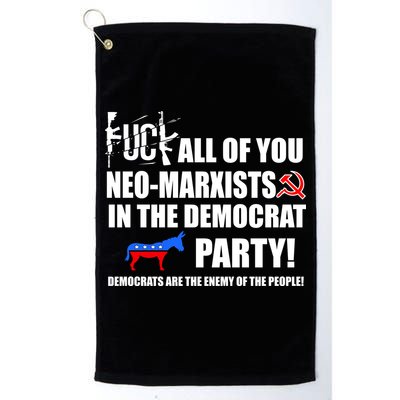 Neo Marxist Democrats Golf Towel