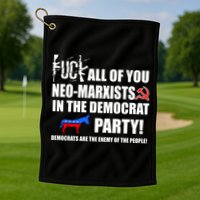 Neo Marxist Democrats Golf Towel