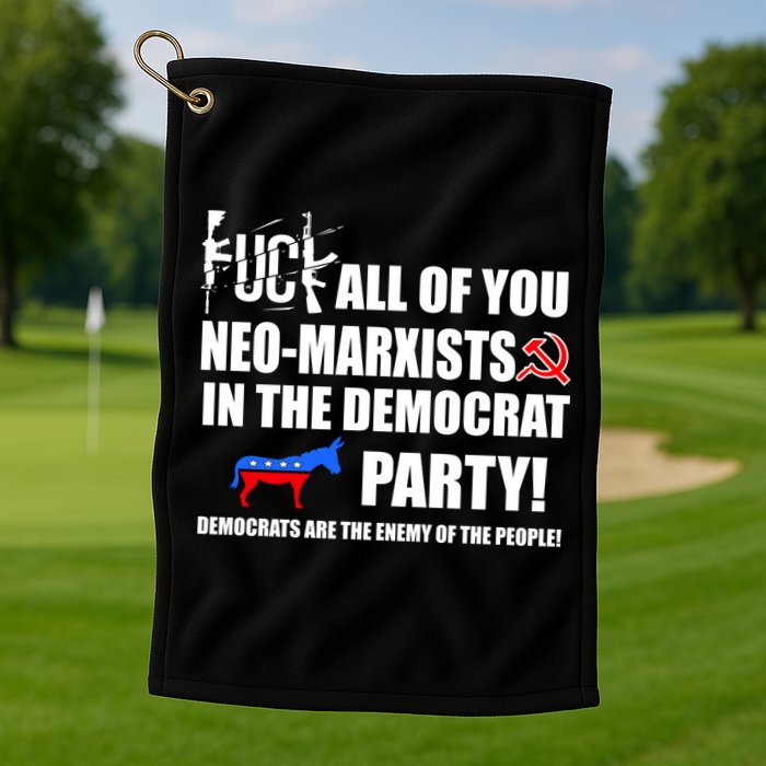 Neo Marxist Democrats Golf Towel