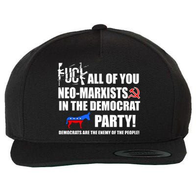 Neo Marxist Democrats Wool Snapback Cap