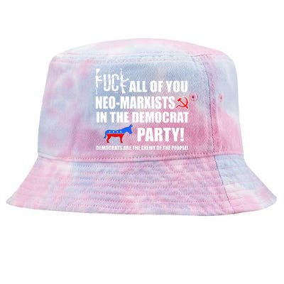 Neo Marxist Democrats Tie-Dyed Bucket Hat