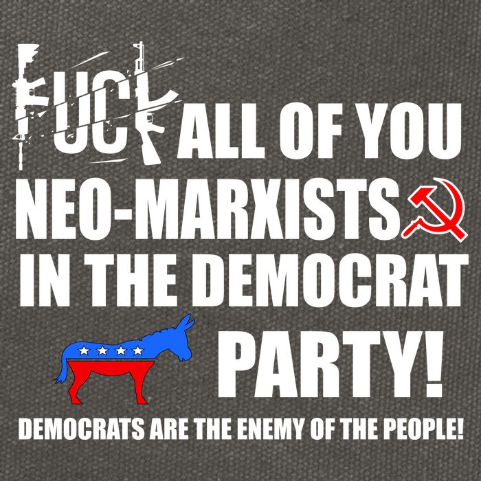 Neo Marxist Democrats Cotton Canvas Backpack