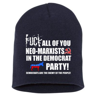 Neo Marxist Democrats Short Acrylic Beanie