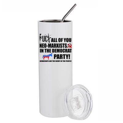 Neo Marxist Democrats Stainless Steel Tumbler