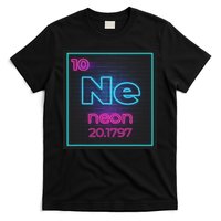 Ne Element Of The Chemistry Periodic Table For Scientists T-Shirt