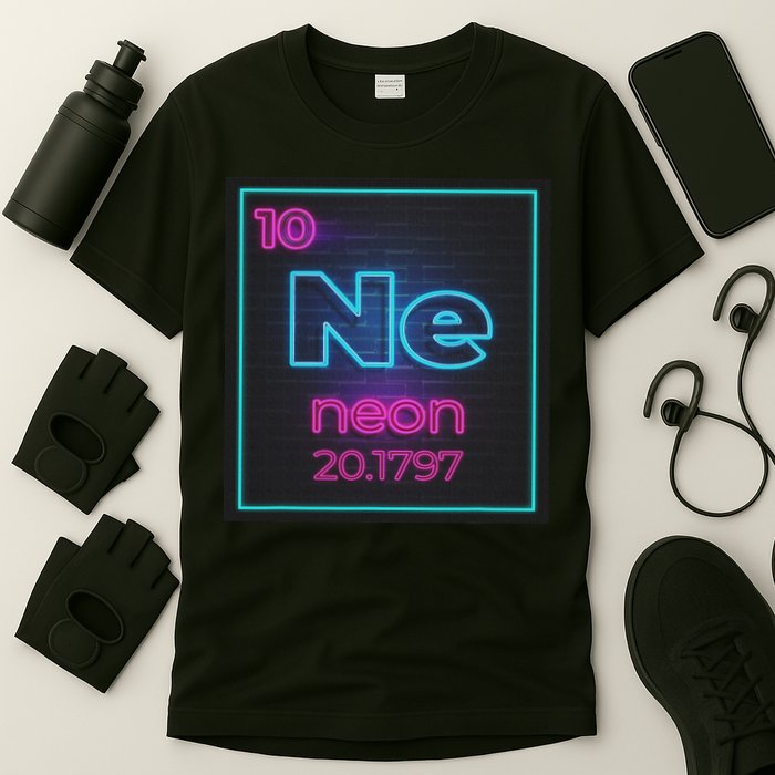 Ne Element Of The Chemistry Periodic Table For Scientists T-Shirt