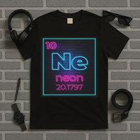 Ne Element Of The Chemistry Periodic Table For Scientists T-Shirt