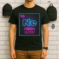 Ne Element Of The Chemistry Periodic Table For Scientists T-Shirt