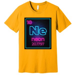 Neon Element Of The Chemistry Periodic Table Premium T-Shirt