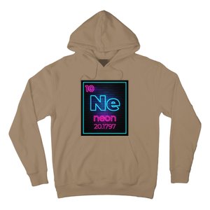 Neon Element Of The Chemistry Periodic Table Hoodie