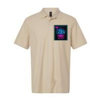 Neon Element Of The Chemistry Periodic Table Softstyle Adult Sport Polo