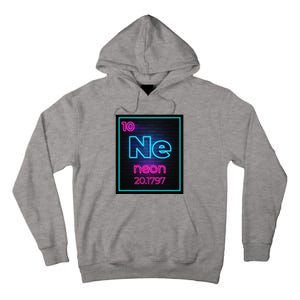 Neon Element Of The Chemistry Periodic Table Tall Hoodie