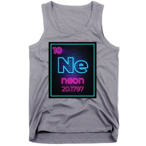 Neon Element Of The Chemistry Periodic Table Tank Top