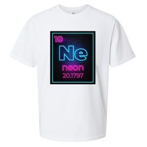 Neon Element Of The Chemistry Periodic Table Sueded Cloud Jersey T-Shirt