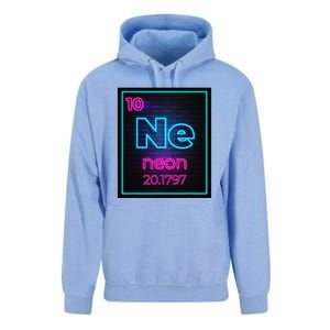 Neon Element Of The Chemistry Periodic Table Unisex Surf Hoodie