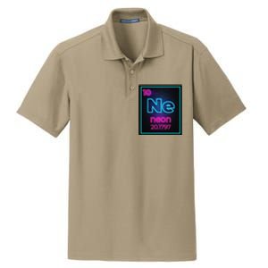 Neon Element Of The Chemistry Periodic Table Dry Zone Grid Polo