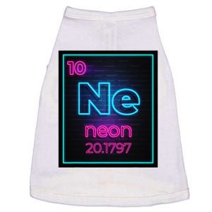 Neon Element Of The Chemistry Periodic Table Doggie Tank