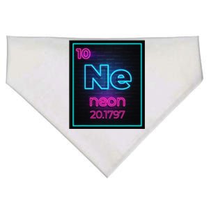 Neon Element Of The Chemistry Periodic Table USA-Made Doggie Bandana