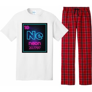 Neon Element Of The Chemistry Periodic Table Pajama Set