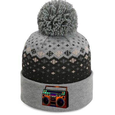 Neon Boombox The Baniff Cuffed Pom Beanie