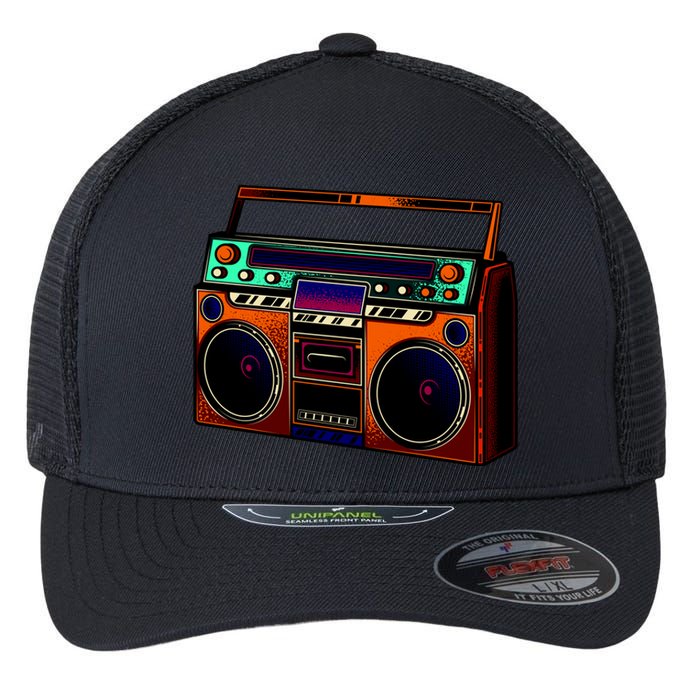 Neon Boombox Flexfit Unipanel Trucker Cap