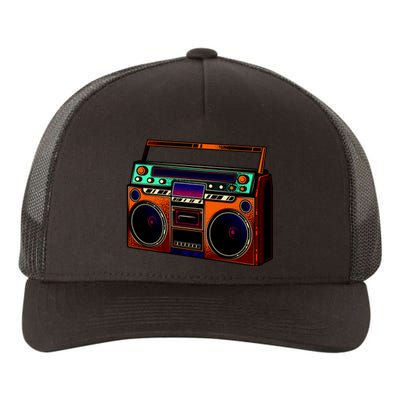 Neon Boombox Yupoong Adult 5-Panel Trucker Hat