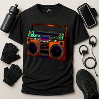 Neon Boombox Cooling Performance Crew T-Shirt