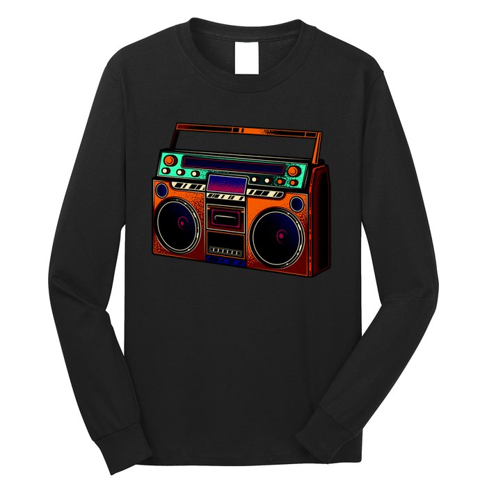 Neon Boombox Long Sleeve Shirt