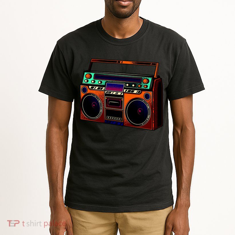 Neon Boombox Tall T-Shirt